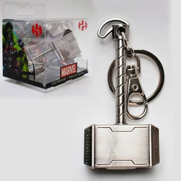 Marvel Thor Hammer 3D Metal Keychain