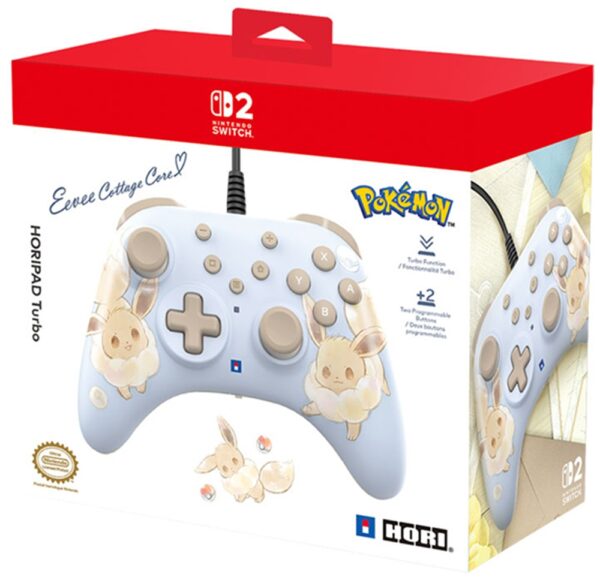 Nintendo Switch 2 Pokemon Eevee Cottage Core Horipad Turbo