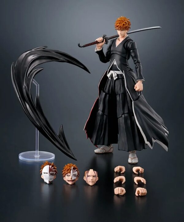 Bleach Ichigo Kurosaki "Getsugatensho" S.H. Figuarts Bandai Figure