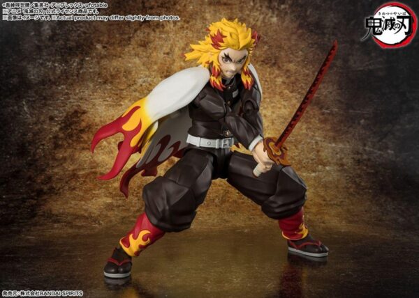 Demon Slayer Kyojuro Rengoku S.H. Figuarts Bandai Figure