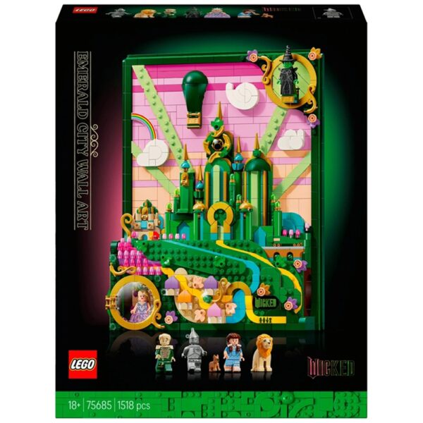 LEGO Wicked 75685 Emerald City Wall Art