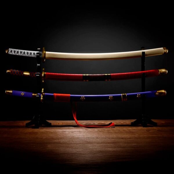 One Piece 3 Swords of Roronoa Zoro Bandai Replica Proplica