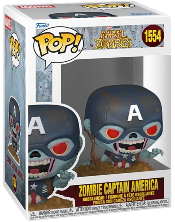 Funko POP! Marvel Zombies N° 1554 - Zombie Captain America