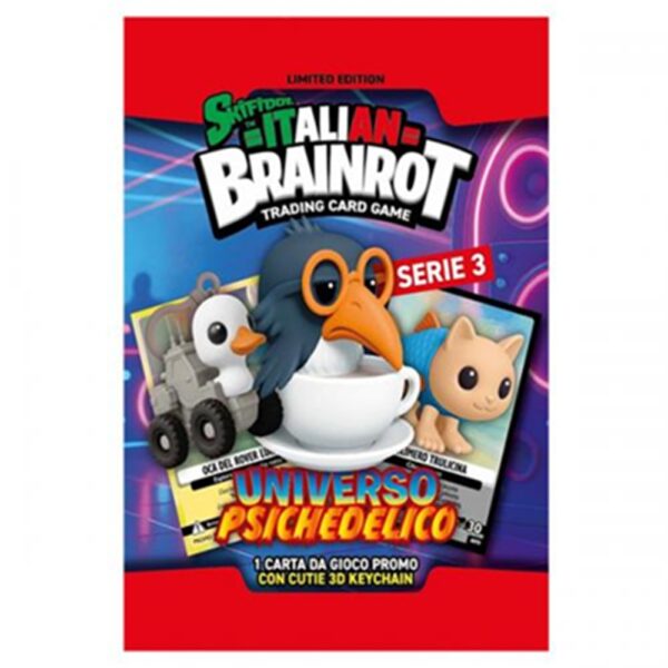 Skifidol Brainrot Universo Psichedelico Keychain & Card Mystery