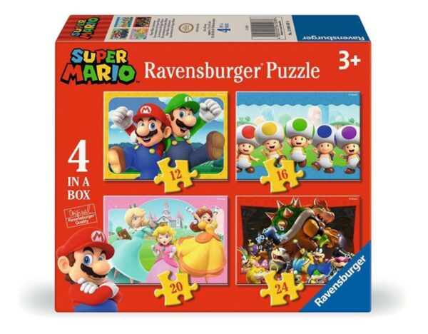 Super Mario 4 Puzzle 12/16/20/24 Pieces