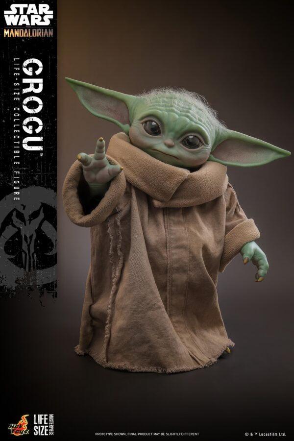 Star Wars The Mandalorian Grogu Life Size Hot Toy Figure