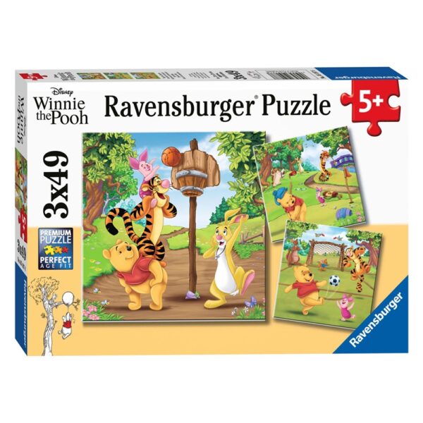 Disney Winnie The Pooh Sports Day 3 Puzzle 49 Pieces
