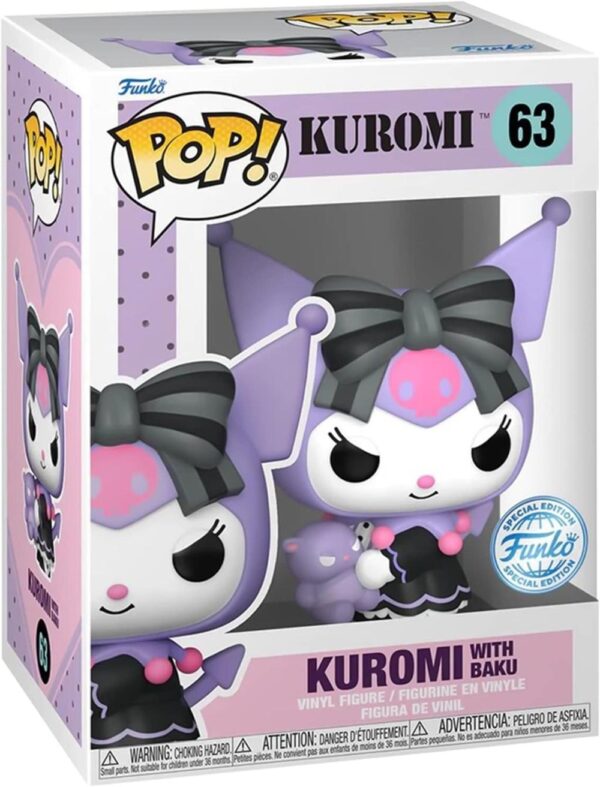 Funko POP! Kuromi N° 63 - Kuromi With Baku