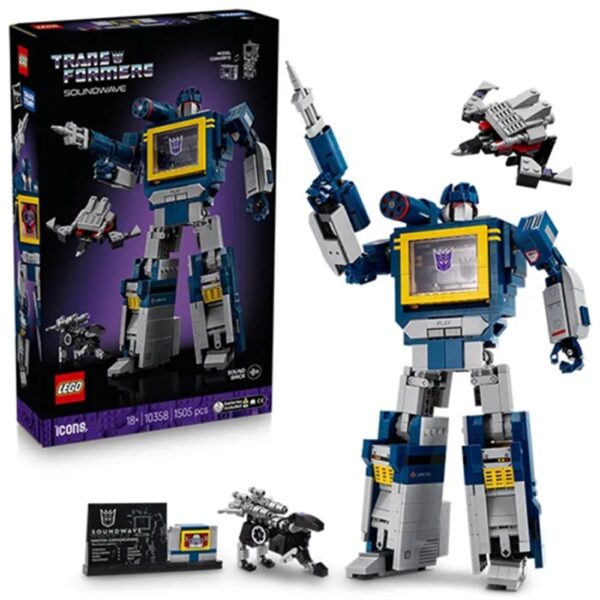 LEGO Icons 10358 Transformers Soundwave