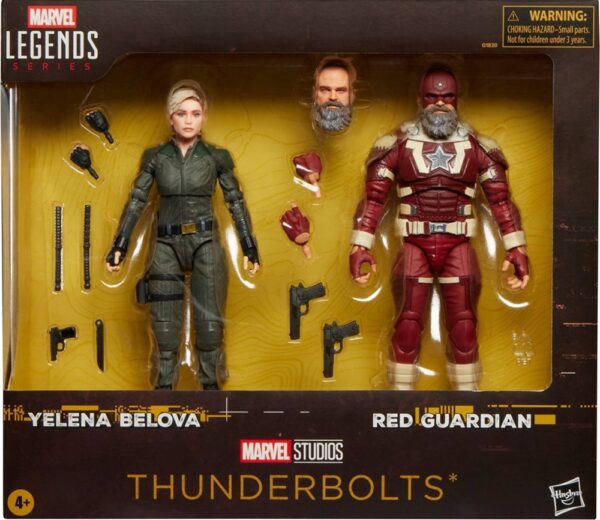 Marvel Thunderbolts Yelena Belova & Red Guardian Legend Series Hasbro Figure