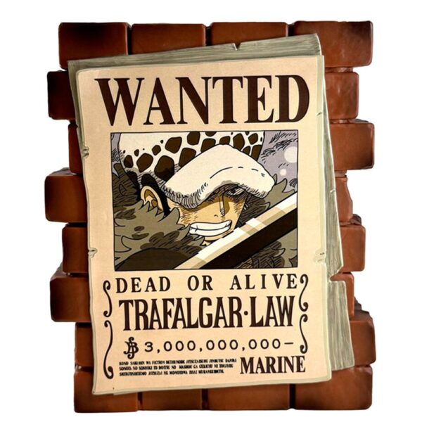 One Piece Law "Wanted" Money Box