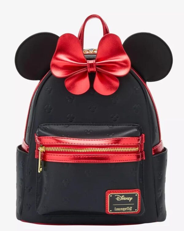 Disney Minnie Mouse Red Bow Loungefly Backpack