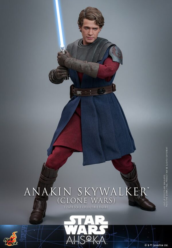 Star Wars Clone Wars Anakin Skywalker Sixth Scale Hot Toys Figure