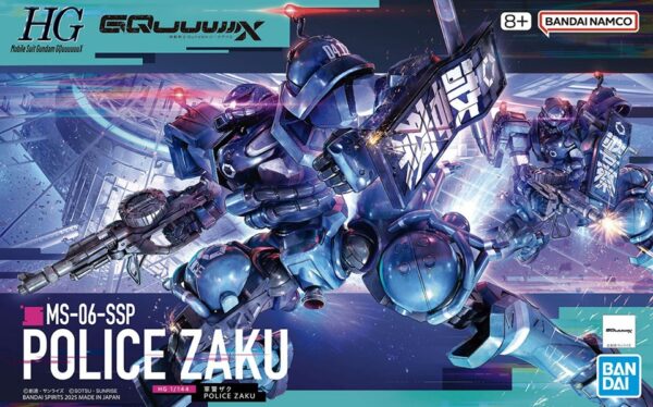 Gundam Police Zaku GQuuuuuuX Series HG 1/144 Bandai Model Kit