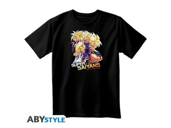 Dragon Ball Z Saiyans Black T-Shirt (XL)