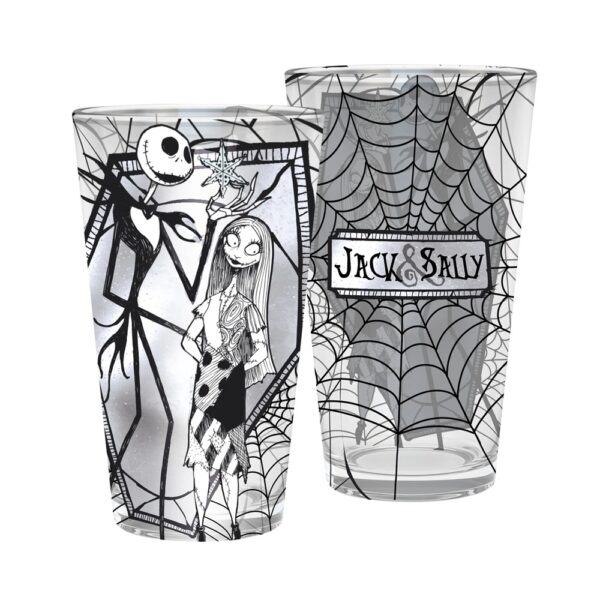 Disney Nightmare Before Christmas Jack & Sally XXL Glass 400ml
