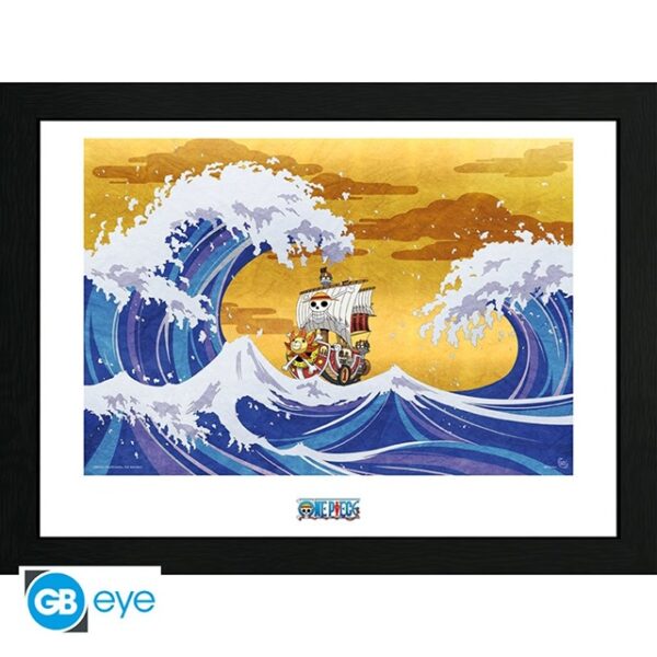 One Piece Thousand Sunny Frame 30x40cm