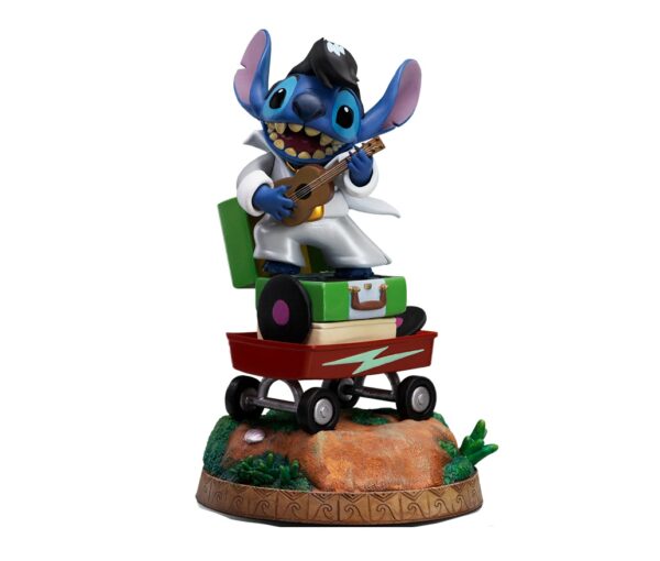 Disney Stitch King of Rock 1:10 Art Scale Iron Studios Statue