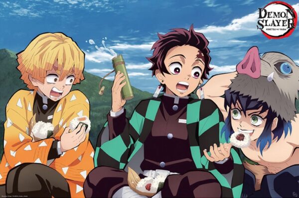 Demon Slayer Tanjiro, Zenitsu & Inosuke Poster 91x61cm