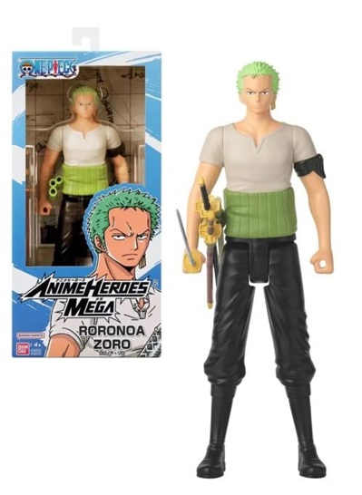 One Piece Zoro Anime Heroes Mega Bandai Figure