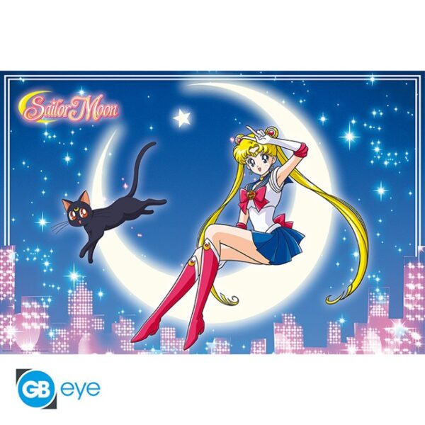 Sailor Moon & Luna Poster 91x61cm