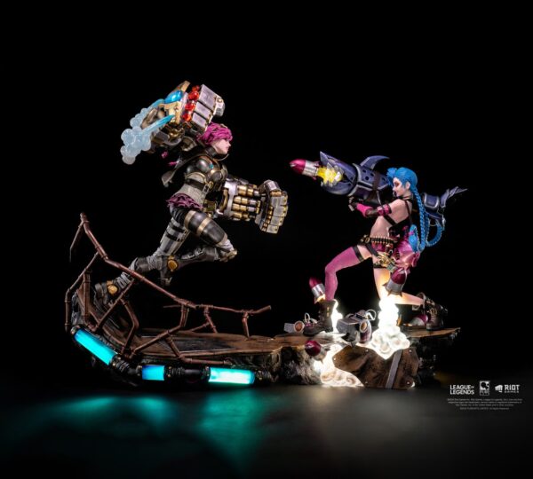 League Of Legends Jinx & Vi PureArts Statue