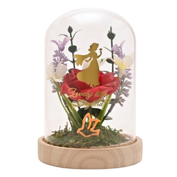 Disney Princess Snow White Floral Cloche with a Neon Light