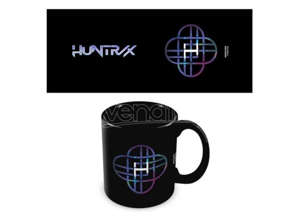 K-Pop Demon Hunters Huntrix Logo Black Mug
