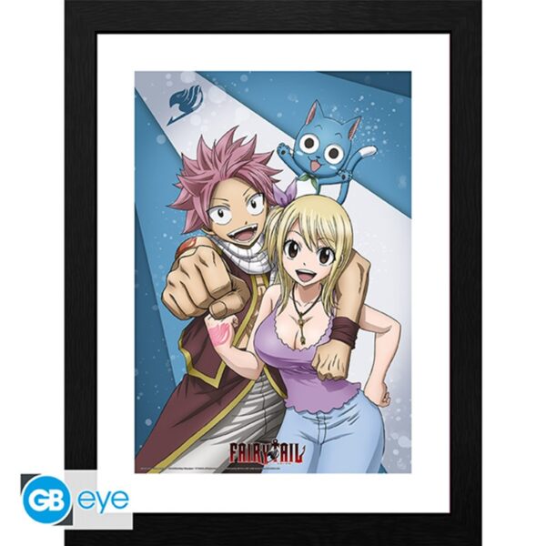 Fairy Tail Natsu & Lucy Frame 30x40cm