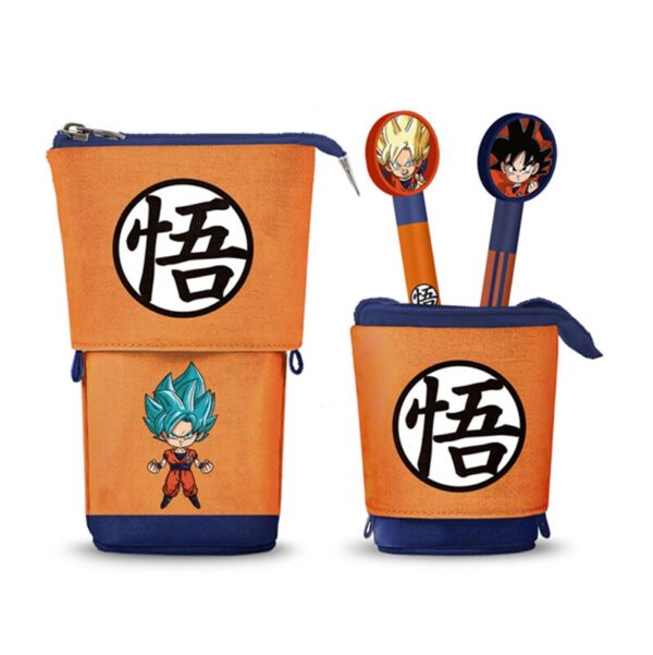Dragon Ball Super Vertical "Cute" Pencil Case + 2 Gel Pen