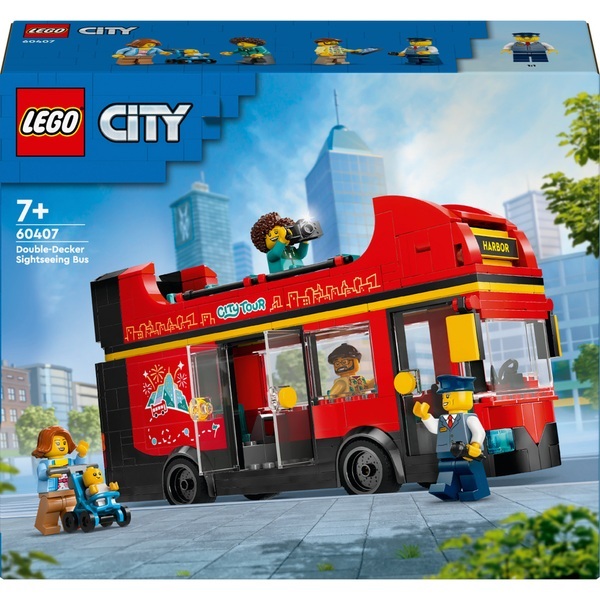 LEGO City 60407 Red Double-Decker Sightseeing Bus