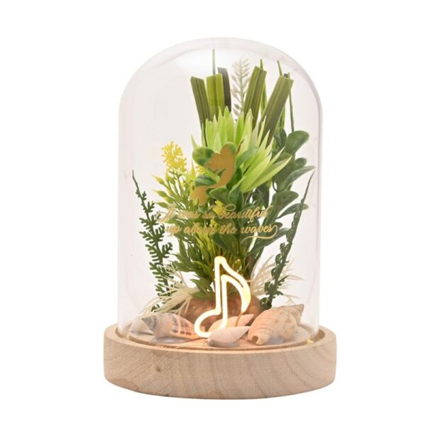 Disney Princess Ariel Floral Cloche with a Neon Light