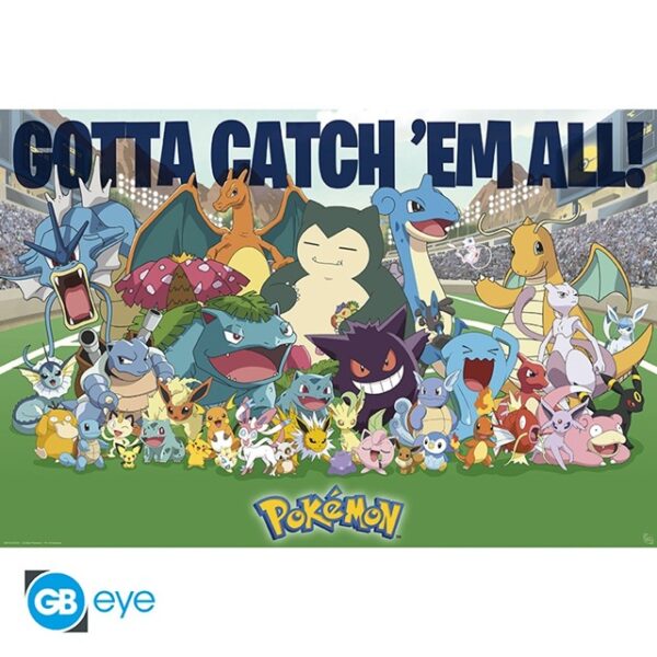 Pokemon Favorite Of All Time Poster 91x61cm
