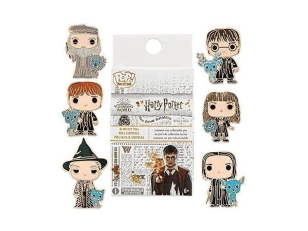 Harry Potter Stained Glass Funko Loungefly Blind Box Enamel Pin