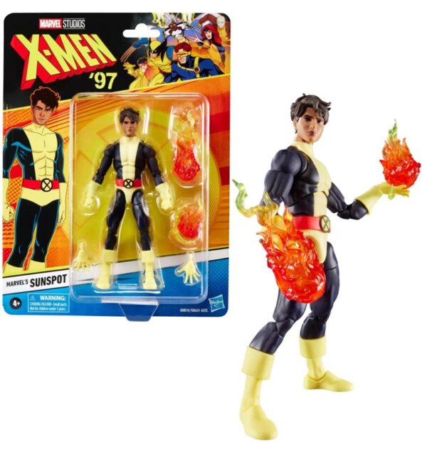 Marvel X-Men '97 Marvel's Sunspot Legends Series Hasbro Figure