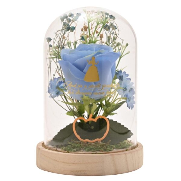 Disney Princess Cinderella Floral Cloche with a Neon Light