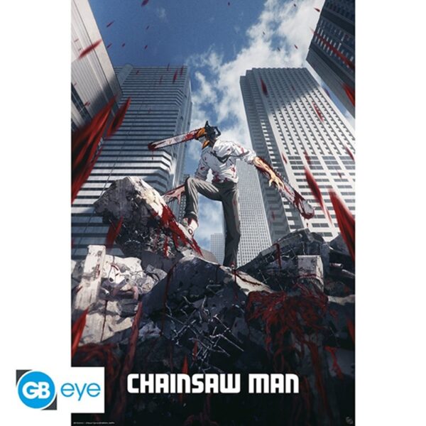 Chainsaw Man Key Visual Poster 91x61cm