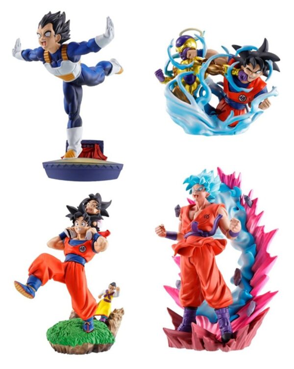 Dragon Ball Dracap Re Birth Limit Breaking Megahouse 4 Statue Set