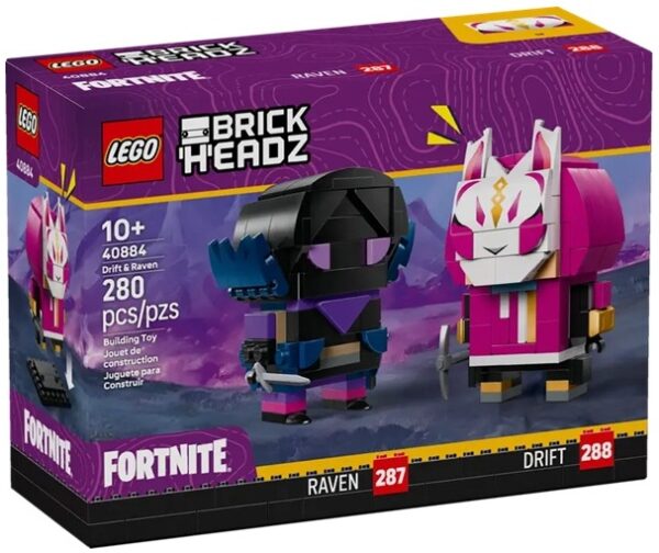 LEGO BrickHeadz 40884 Drift and Raven Figures