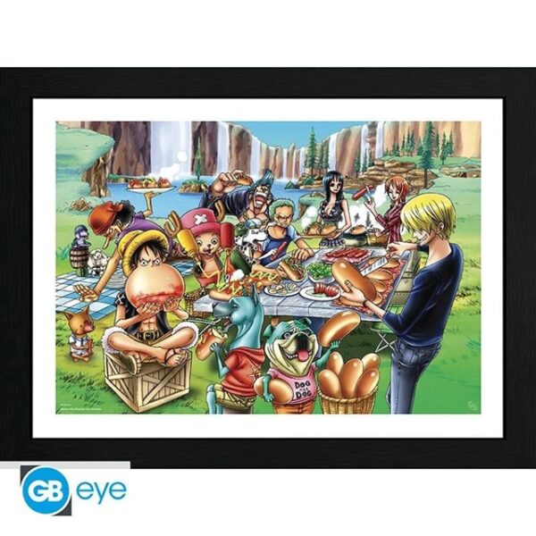 One Piece Hot Dog Party Frame 30x40cm