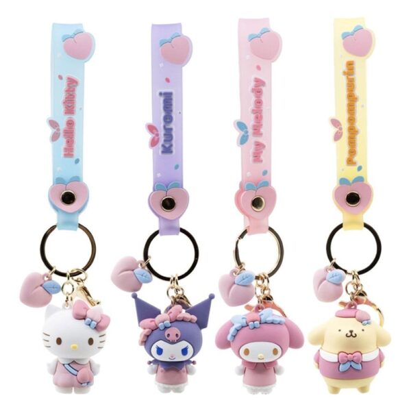 Hello Kitty Peach Series Random Keychain