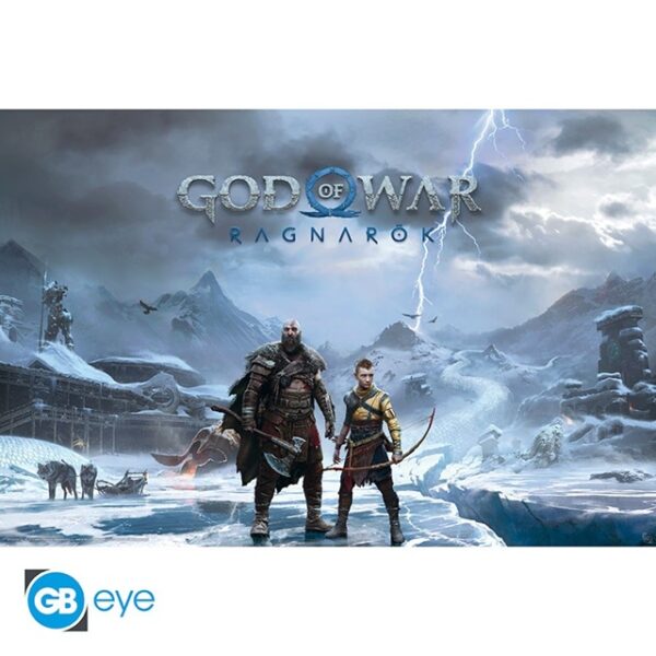 God Of War Key Art Poster 91x61cm