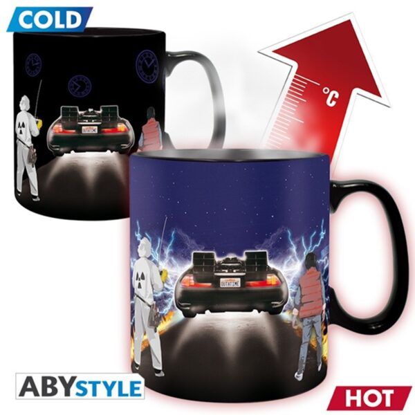 Back To The Future Time Machine Heat Change Mug 460ml
