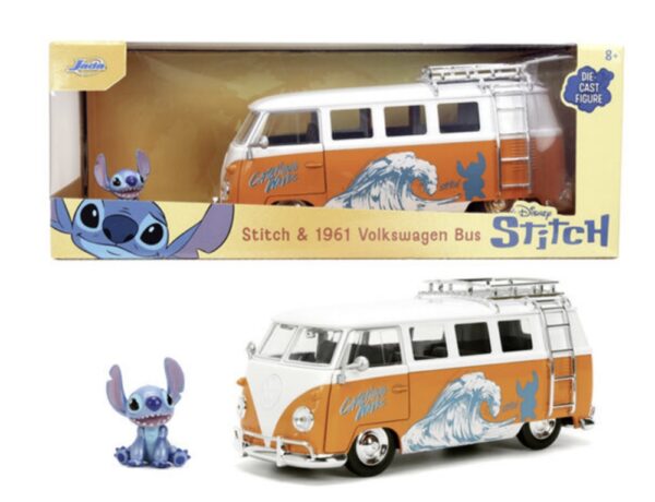 Disney Stitch & 1961 VW Bus 1:24