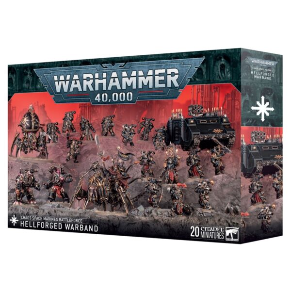 Warhammer 40,000 Chaos Space Marines Battleforce Hellforged Warband (71-43)