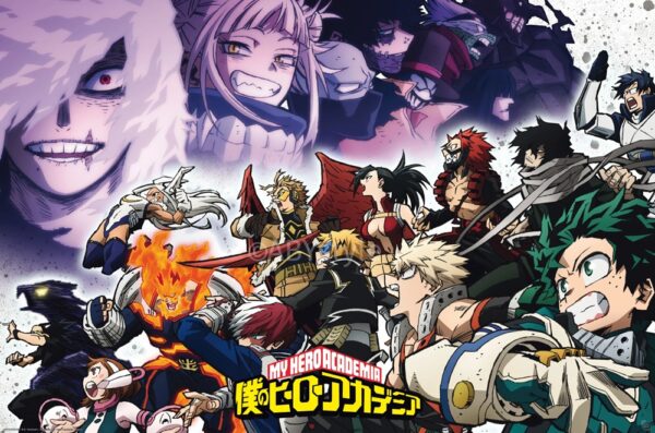 My Hero Academia Heroes vs Villains Poster 91x61cm