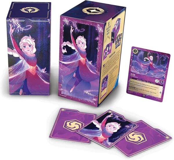 Disney Lorcana Card Game: Elsa Gift Box with Promo Card