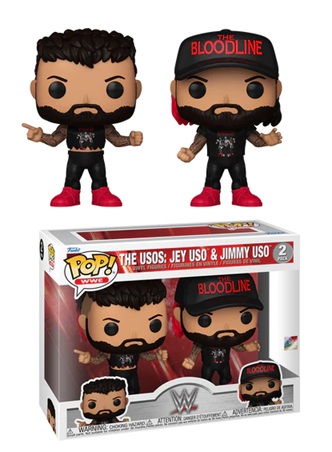 Funko POP! WWE 2 Pack - The Usos: Jey Uso & Jimmy Uso
