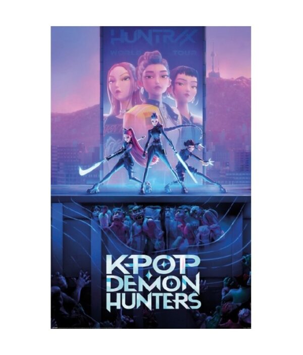 K-Pop Demon Hunters Key Art Poster 61x91cm