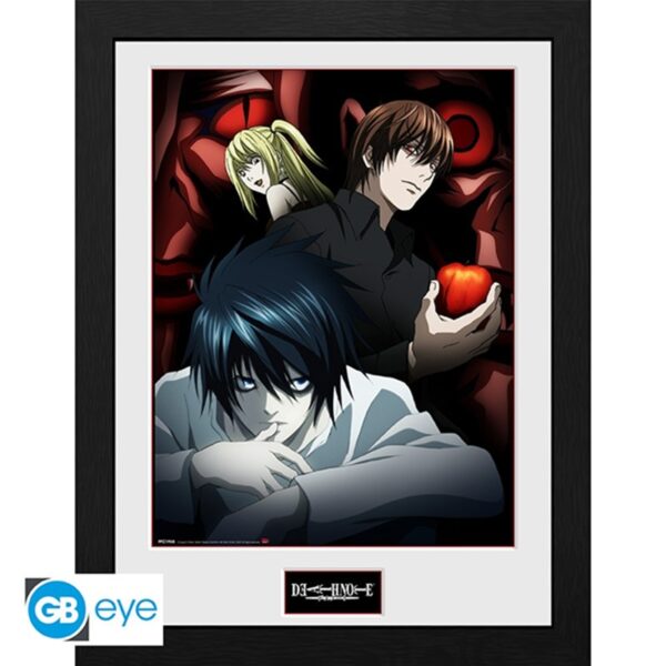 Death Note Light L and Misa Frame 30x40cm